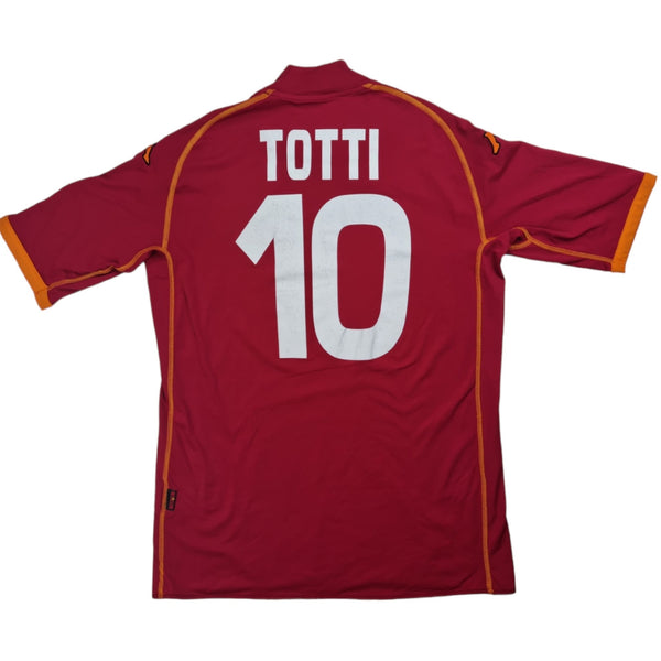 2008/09 Roma Home Football Shirt (L) Kappa #10 Totti