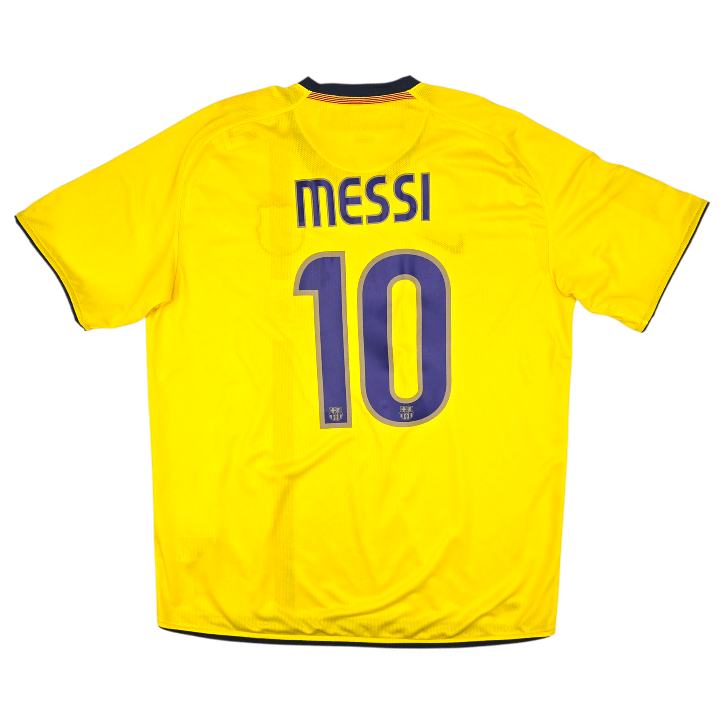 2008/10 Barcelona Away Football Shirt (XL) Nike #10 Messi