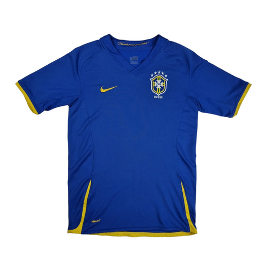 2008/10 Brazil Away Football Shirt (S) Nike
