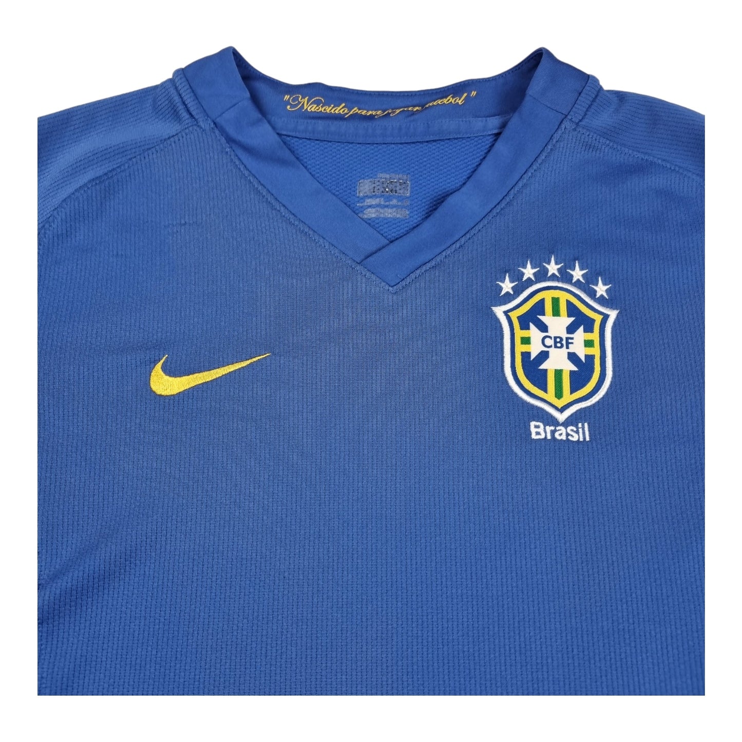 2008/10 Brazil Away Football Shirt (S) Nike