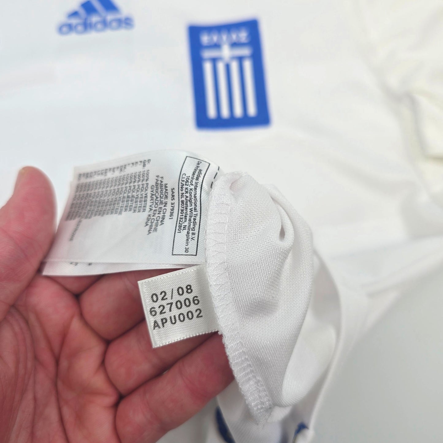 2008/10 Greece Away Football Shirt (M) Adidas #7 Samaras