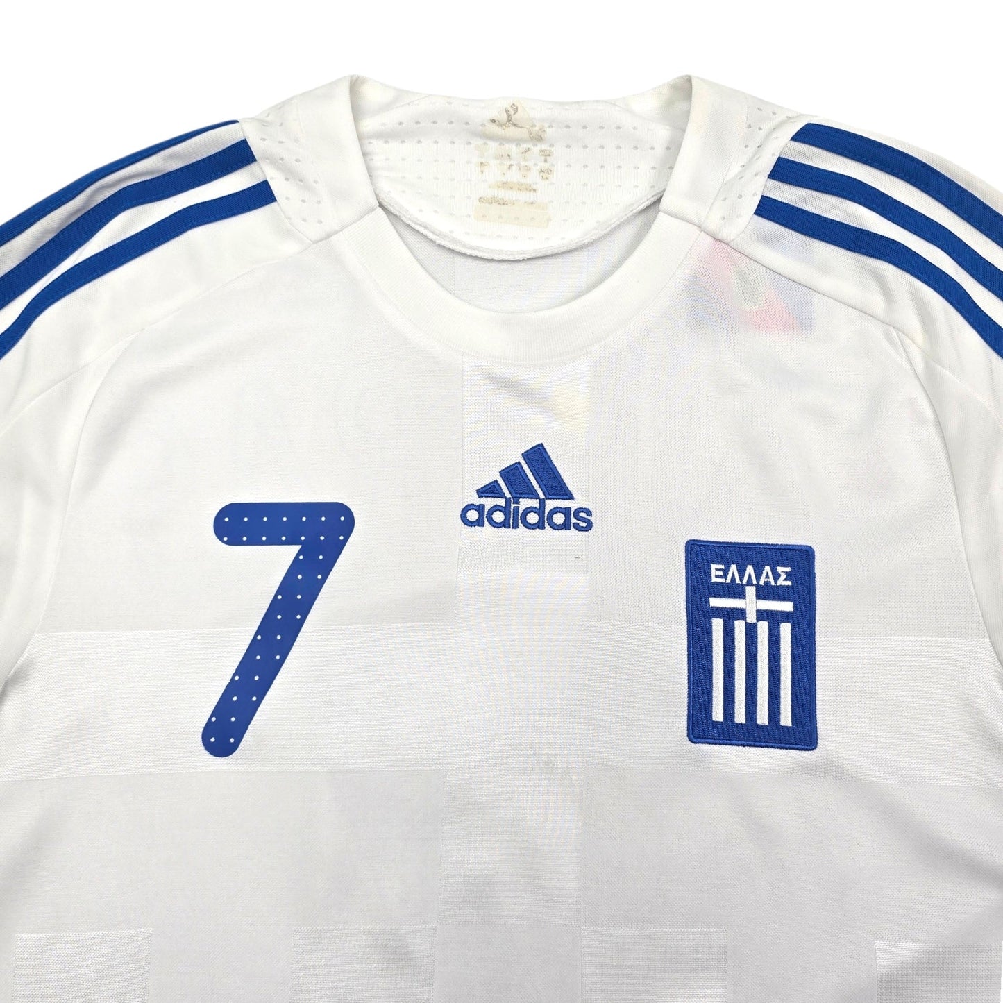 2008/10 Greece Away Football Shirt (M) Adidas #7 Samaras