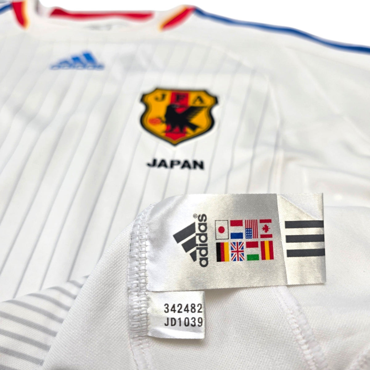 2008/10 Japan Away Football Shirt (M) Adidas #10 Nakamura