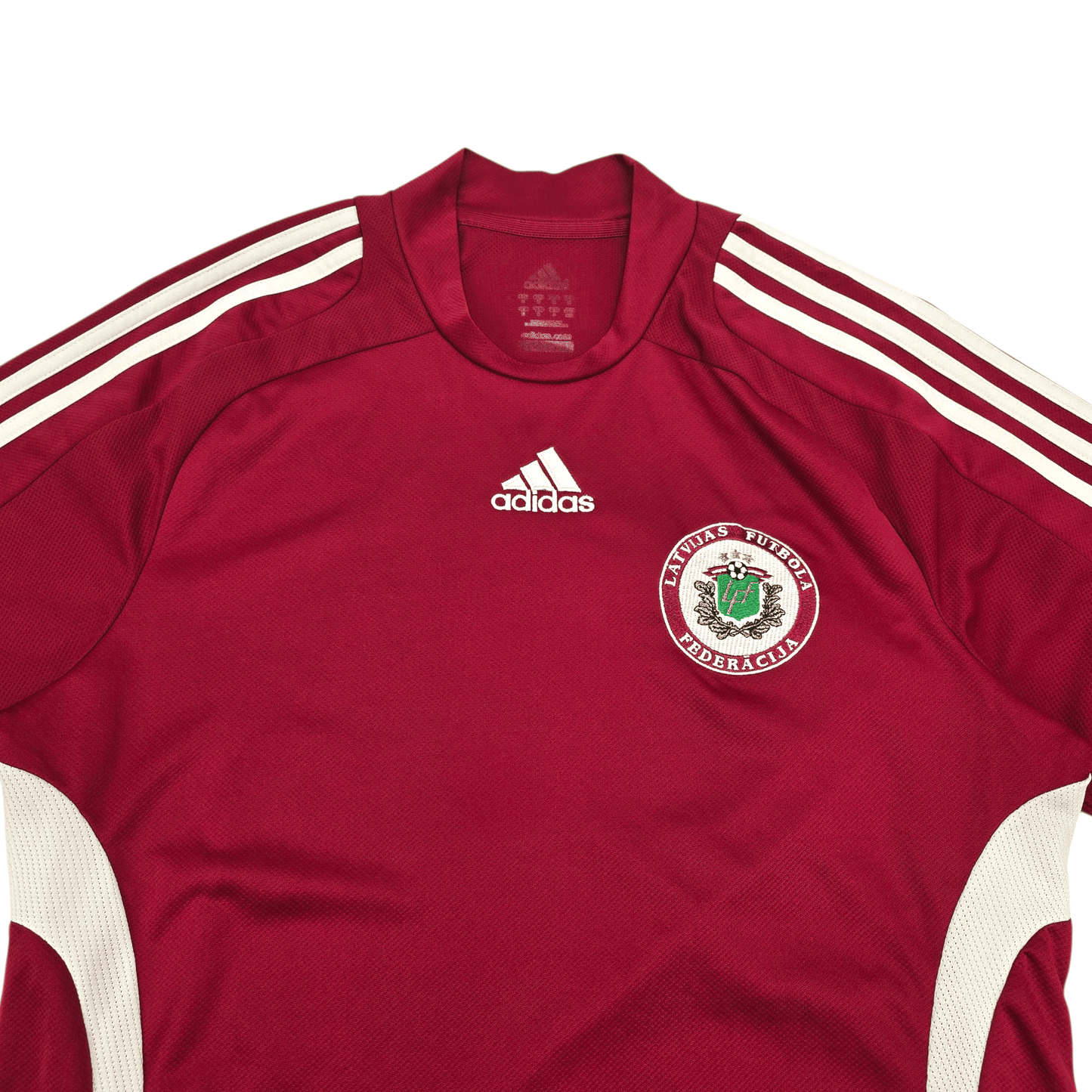 2008/10 Latvia Home Football Shirt (M) Adidas