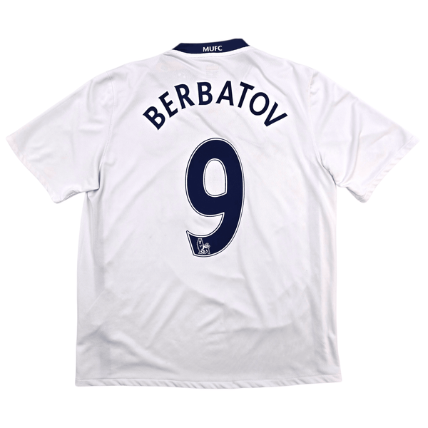 2008/10 Manchester United Away Football Shirt (L) Nike #9 Berbatov