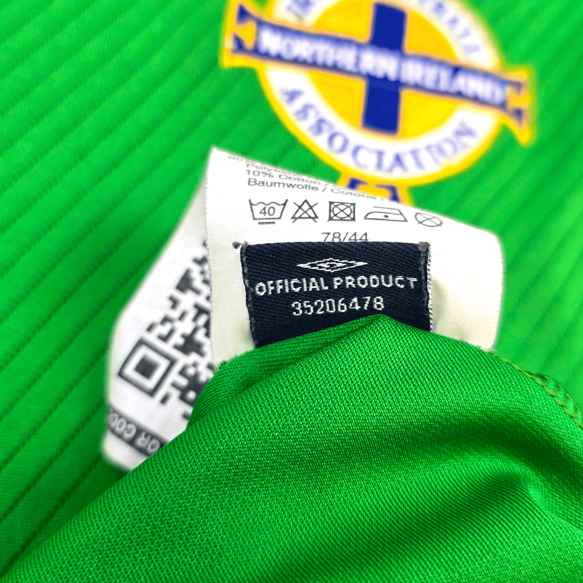2008/10 Northern Ireland Home Football Shirt (XL) Umbro #7 Gillespie