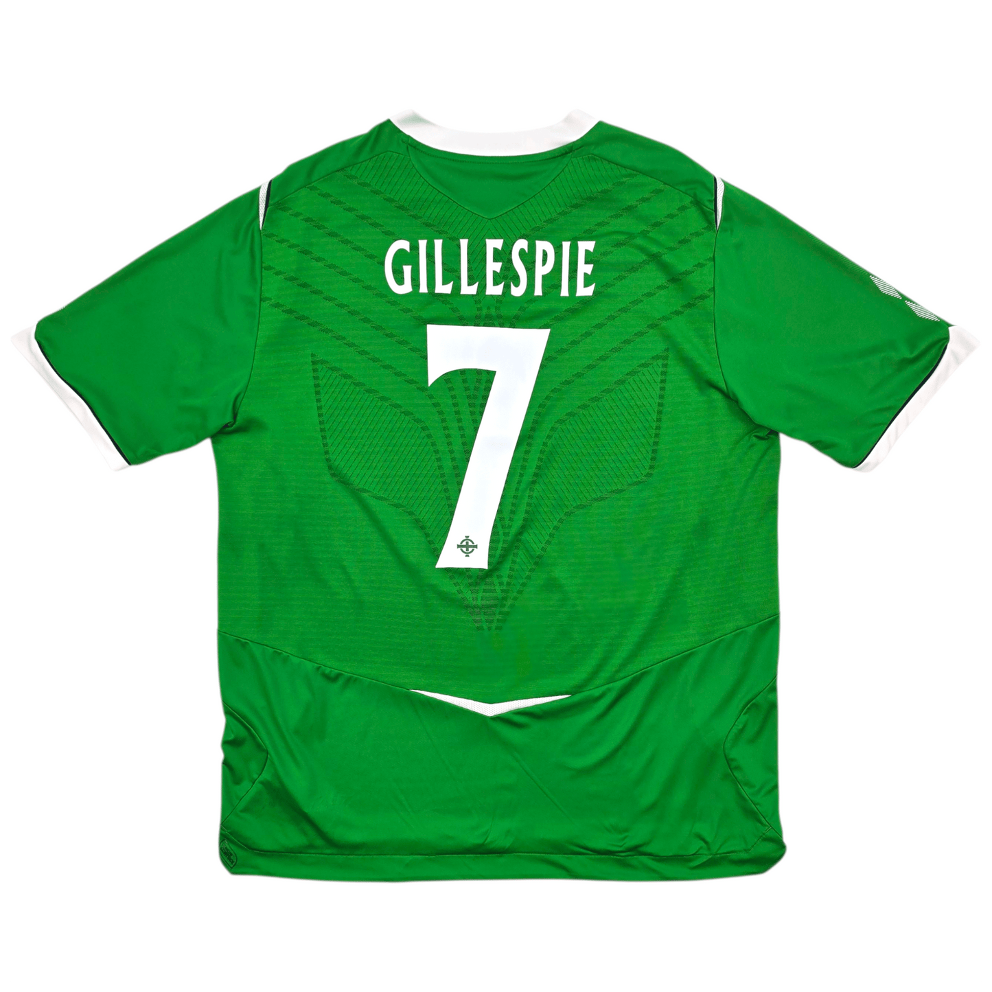 2008/10 Northern Ireland Home Football Shirt (XL) Umbro #7 Gillespie