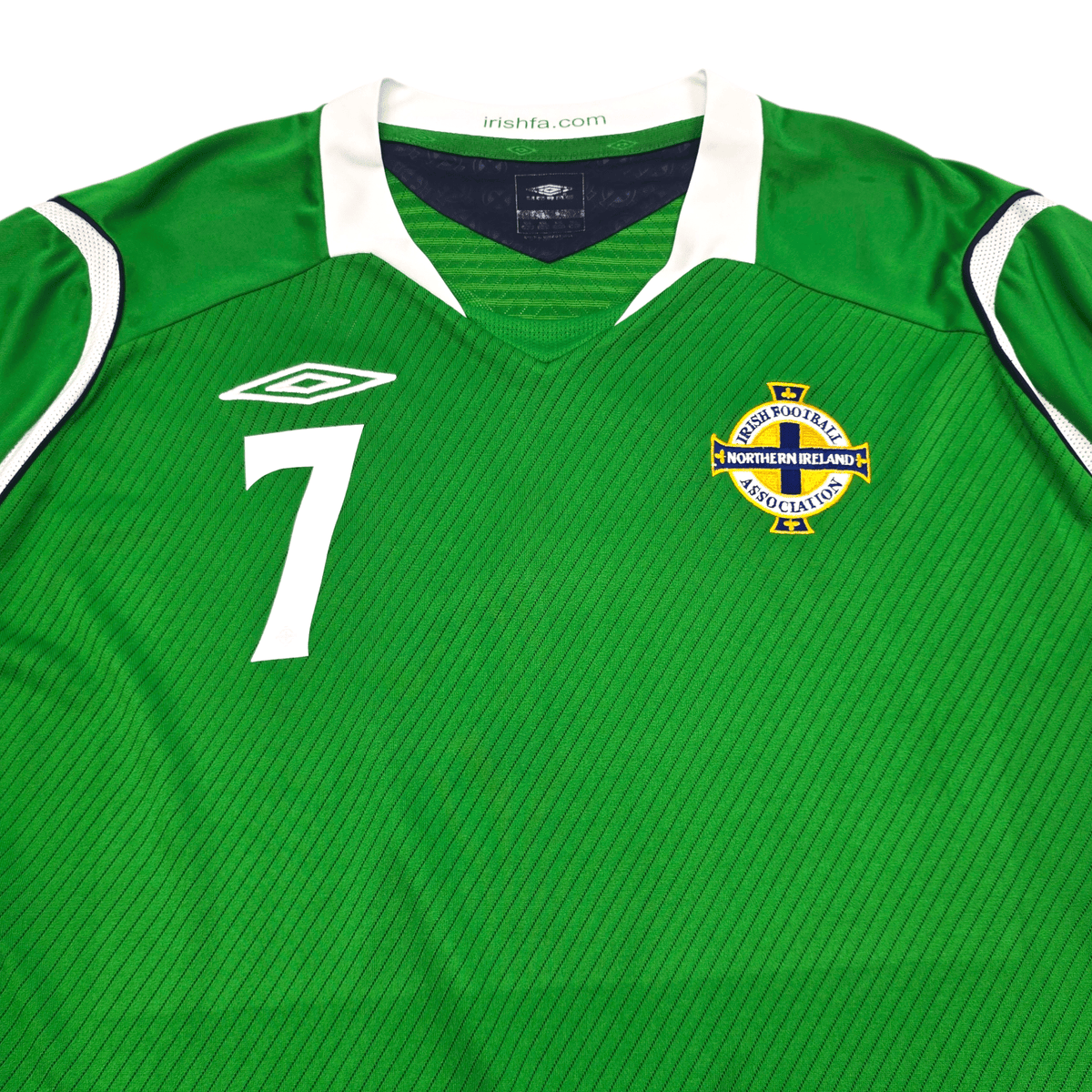 2008/10 Northern Ireland Home Football Shirt (XL) Umbro #7 Gillespie