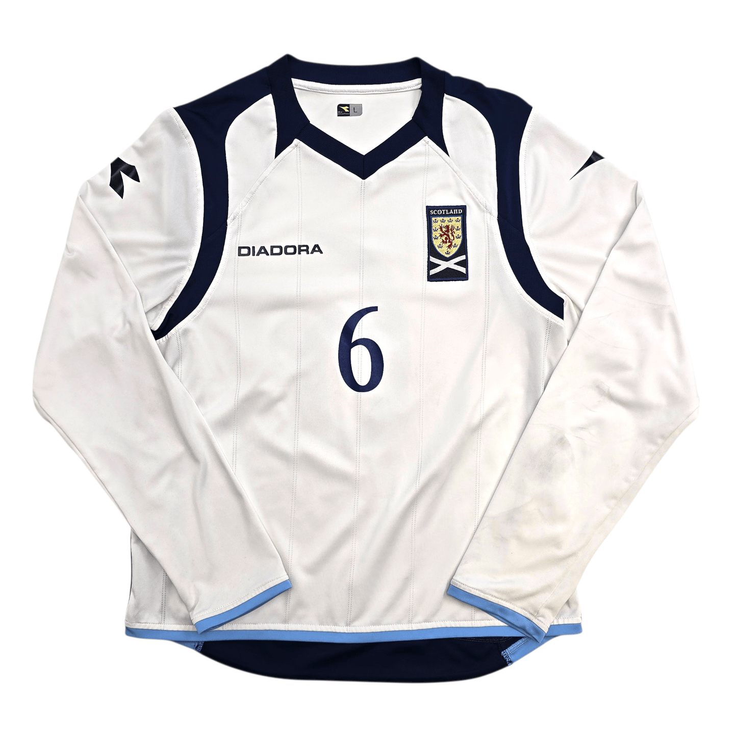 2008/10 Scotland Away Football Shirt (L) Diadora #6