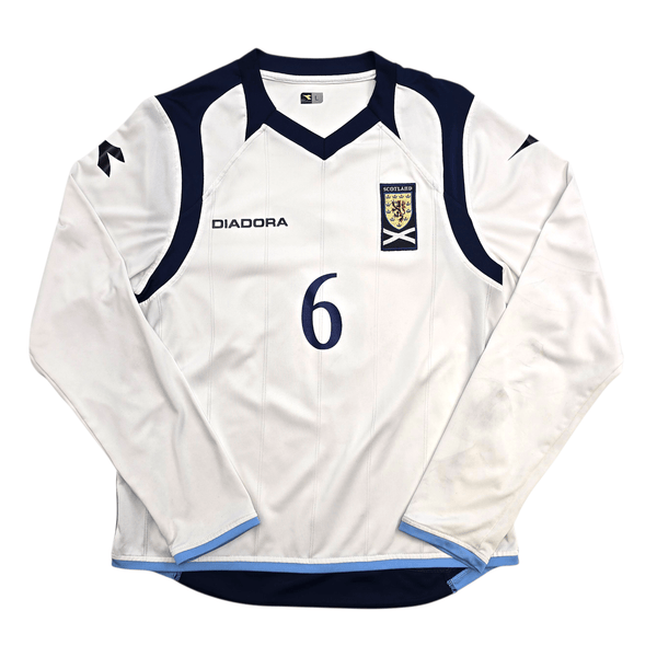 2008/10 Scotland Away Football Shirt (L) Diadora #6