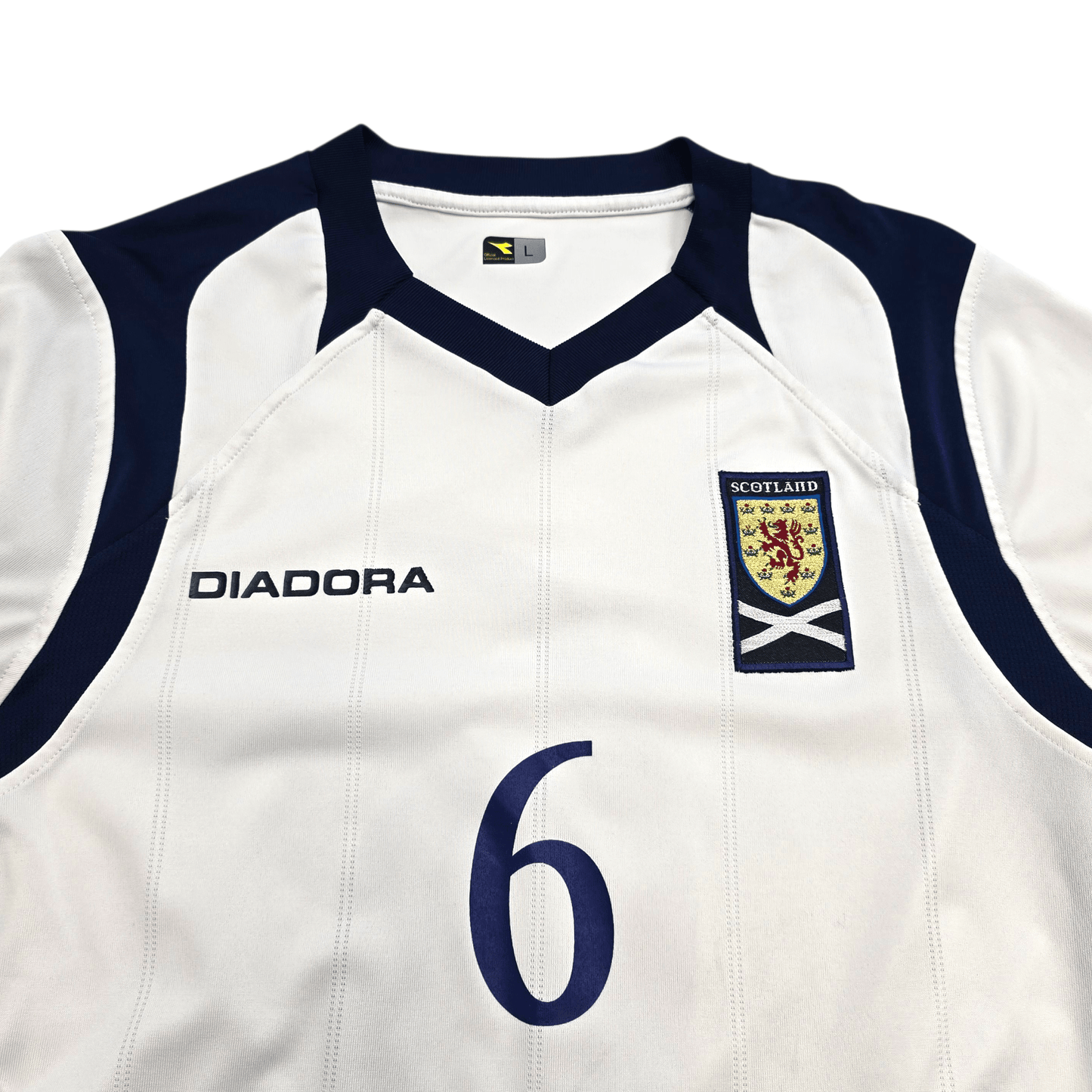 2008/10 Scotland Away Football Shirt (L) Diadora #6