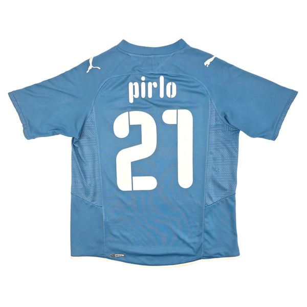 2009 Italy Home Football Shirt (S) Puma #21 Pirlo (Confederations Cup)