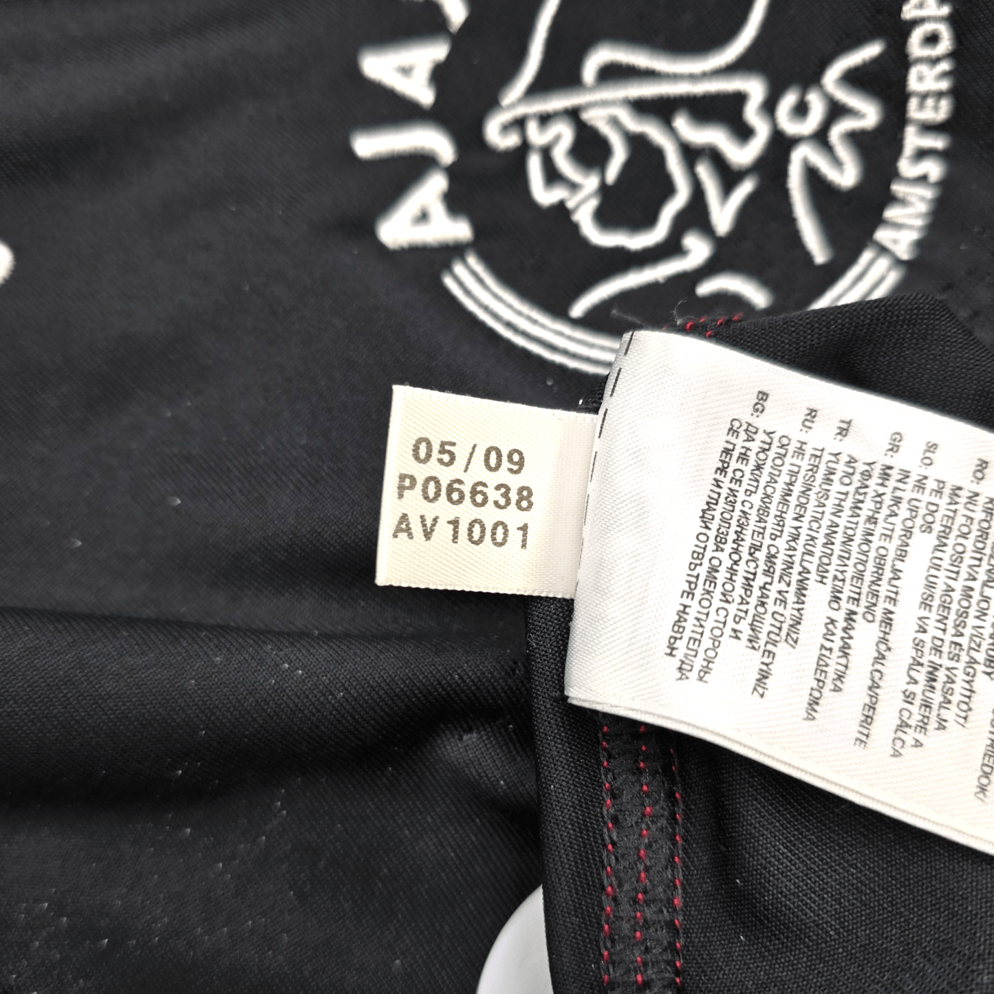 2009/10 Ajax Away Football Shirt (M) Adidas #16 Suraez
