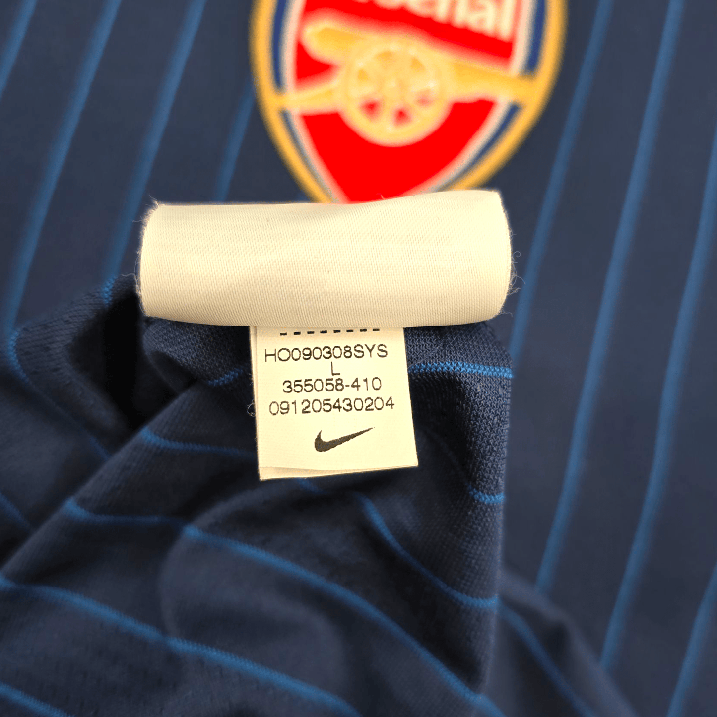 2009/10 Arsenal Away Football Shirt (L) Nike #4 Fabregas