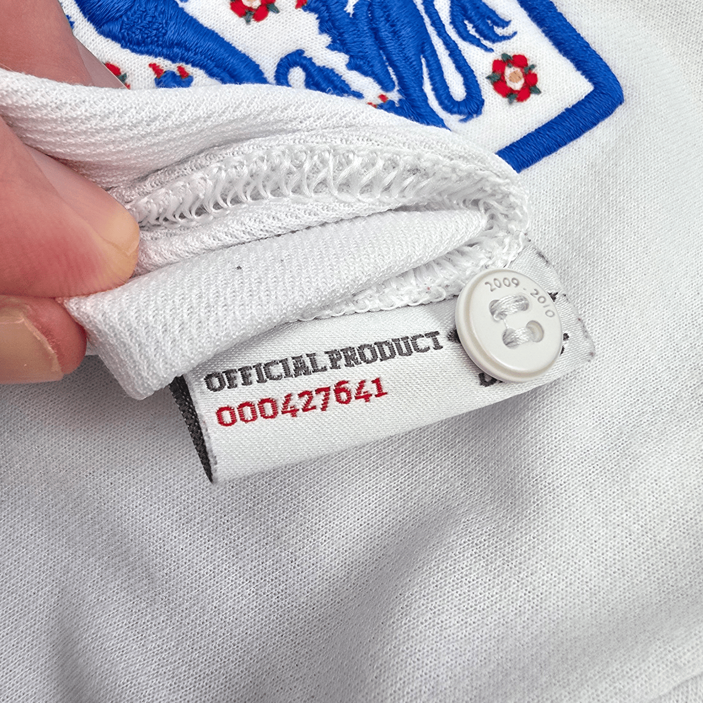 2009/10 England Home Football Shirt (L) Umbro