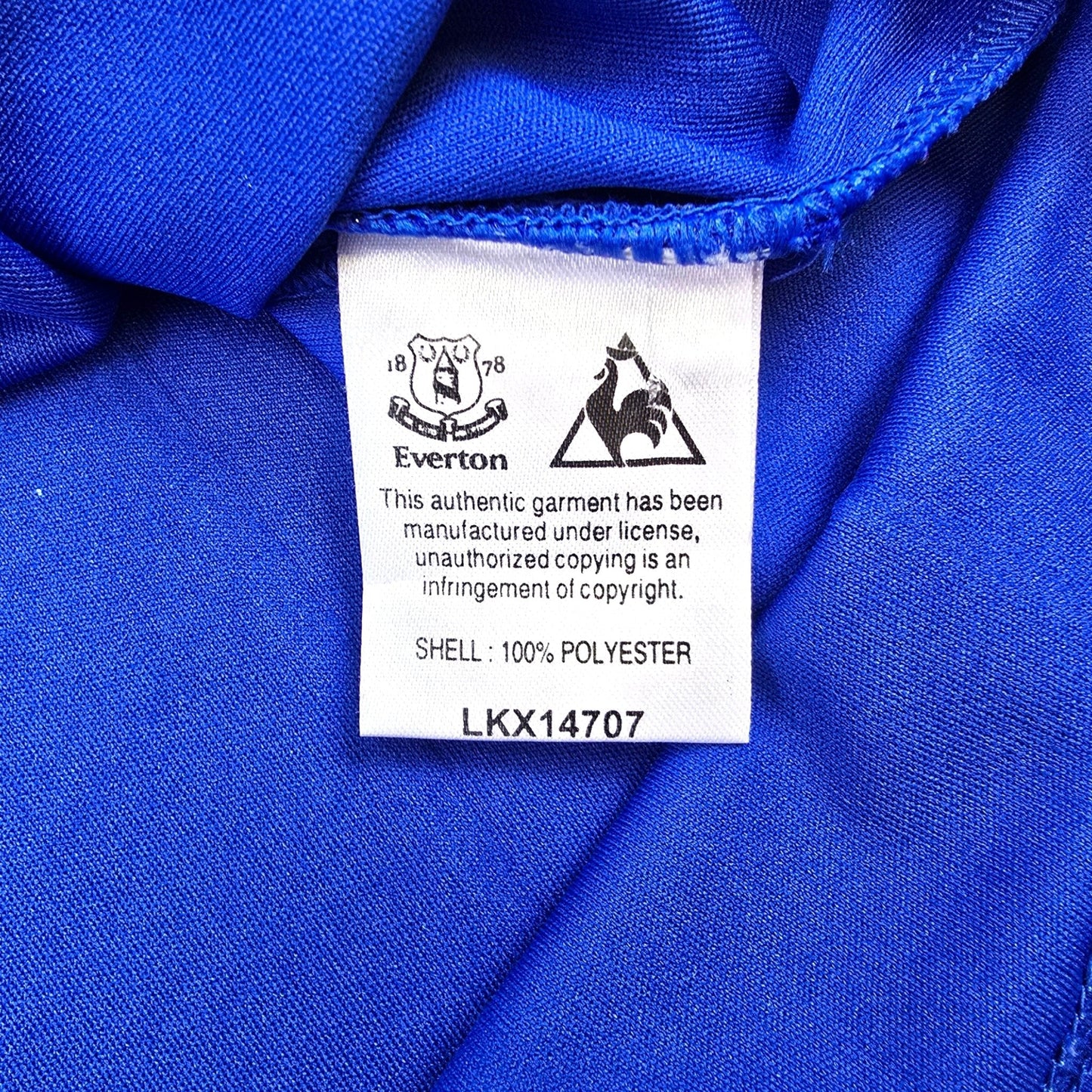 2009/10 Everton Home Football Shirt (2XL) Le Coq Sportif #25 Fellaini