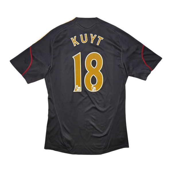 2009/10 Liverpool Away Football Shirt (M) Adidas #18 Kuyt