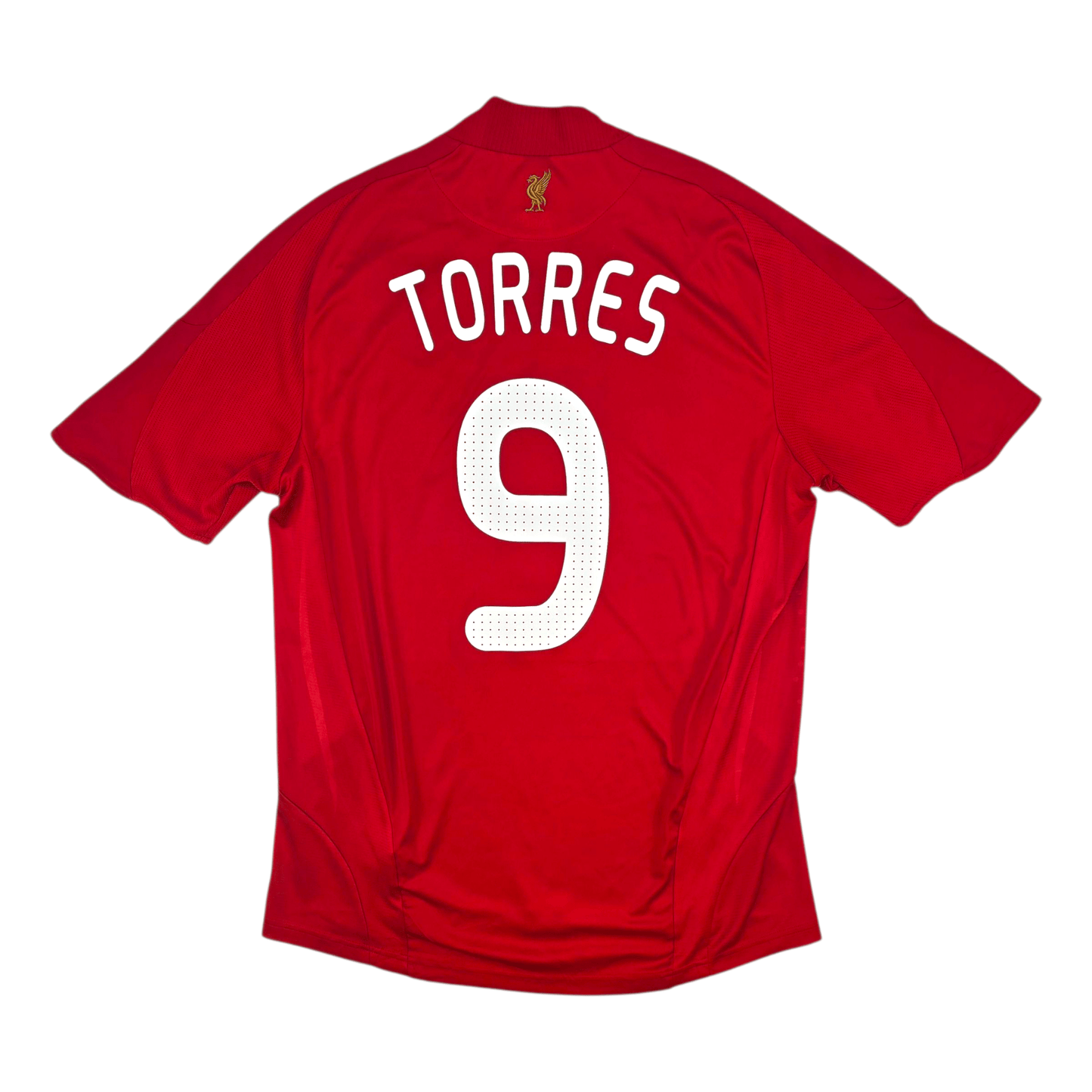 2009/10 Liverpool Home Football Shirt (M) Adidas #9 Torres