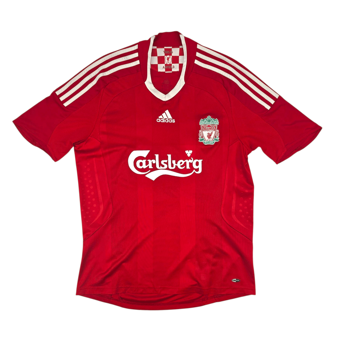 2009/10 Liverpool Home Football Shirt (M) Adidas #9 Torres