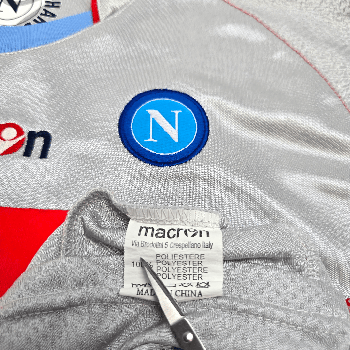 2009/10 Napoli Away Football Shirt (S) Macron