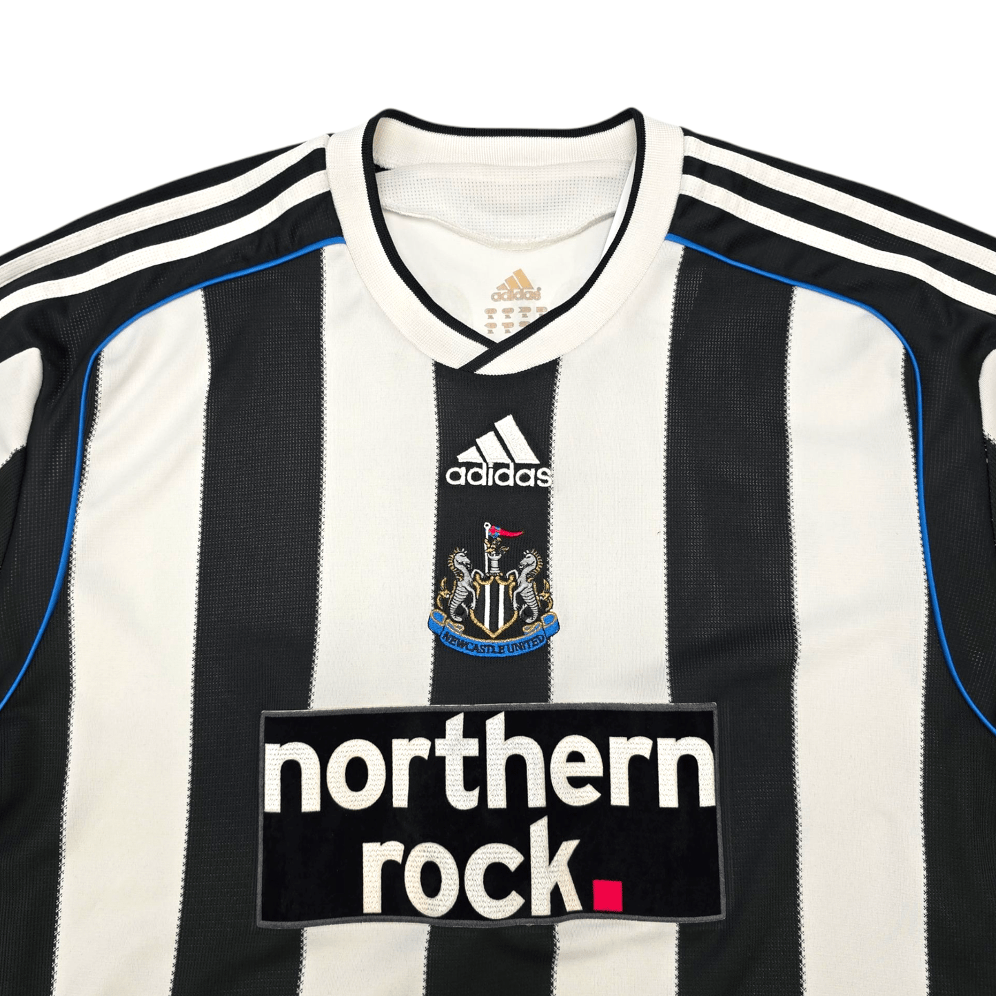 2009/10 Newcastle United Home Football Shirt (XL) Adidas #4 Nolan