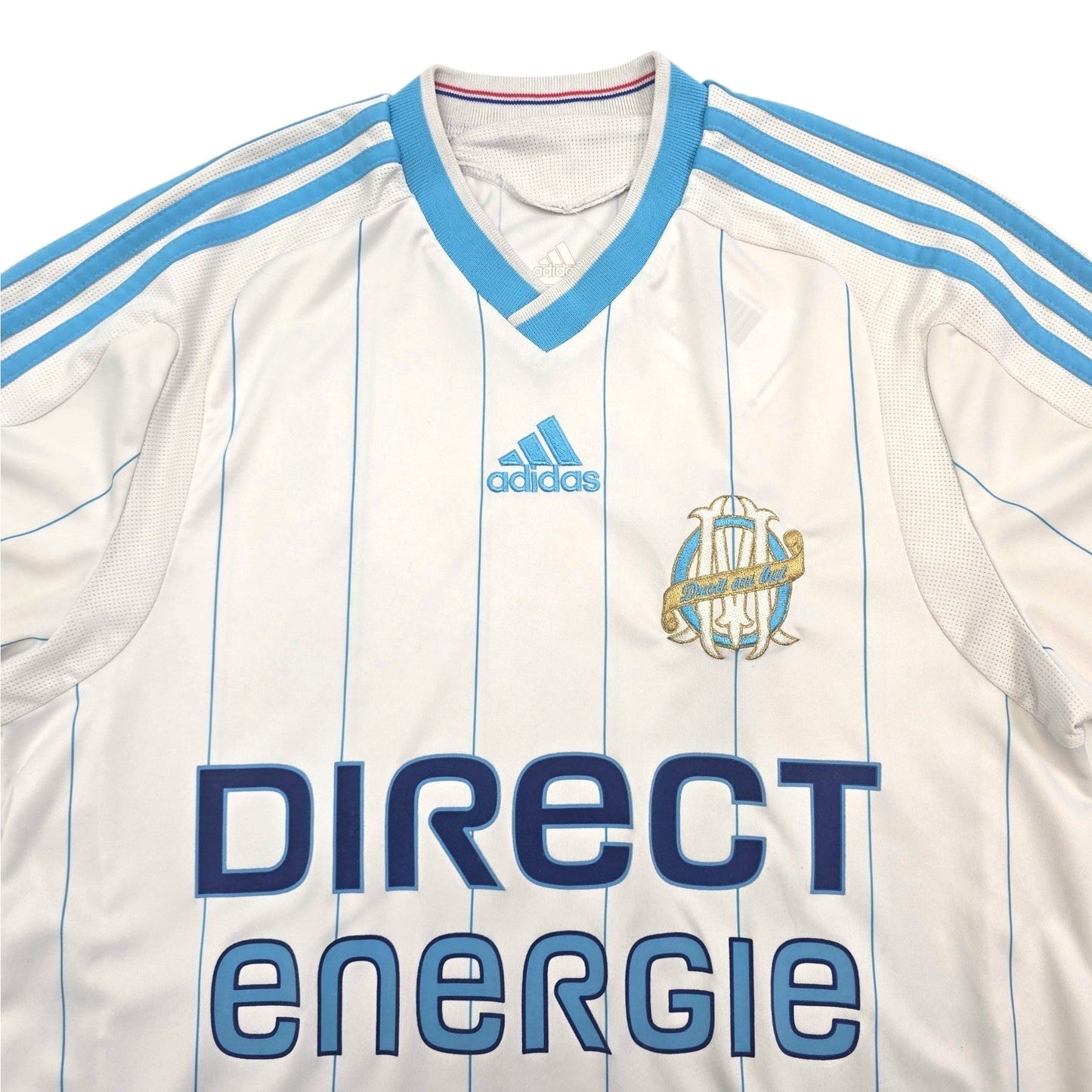2009/10 Olympique Marseille Home Football Shirt (S) Adidas #10 Ben Arfa
