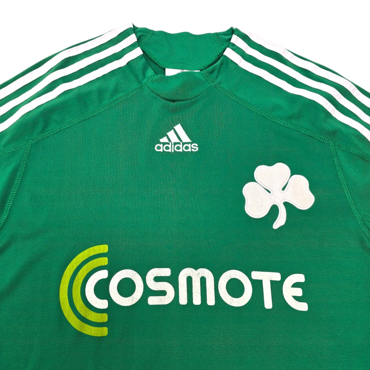 2009/10 Panathinaikos Home Football Shirt (M) Adidas #9 Cisse
