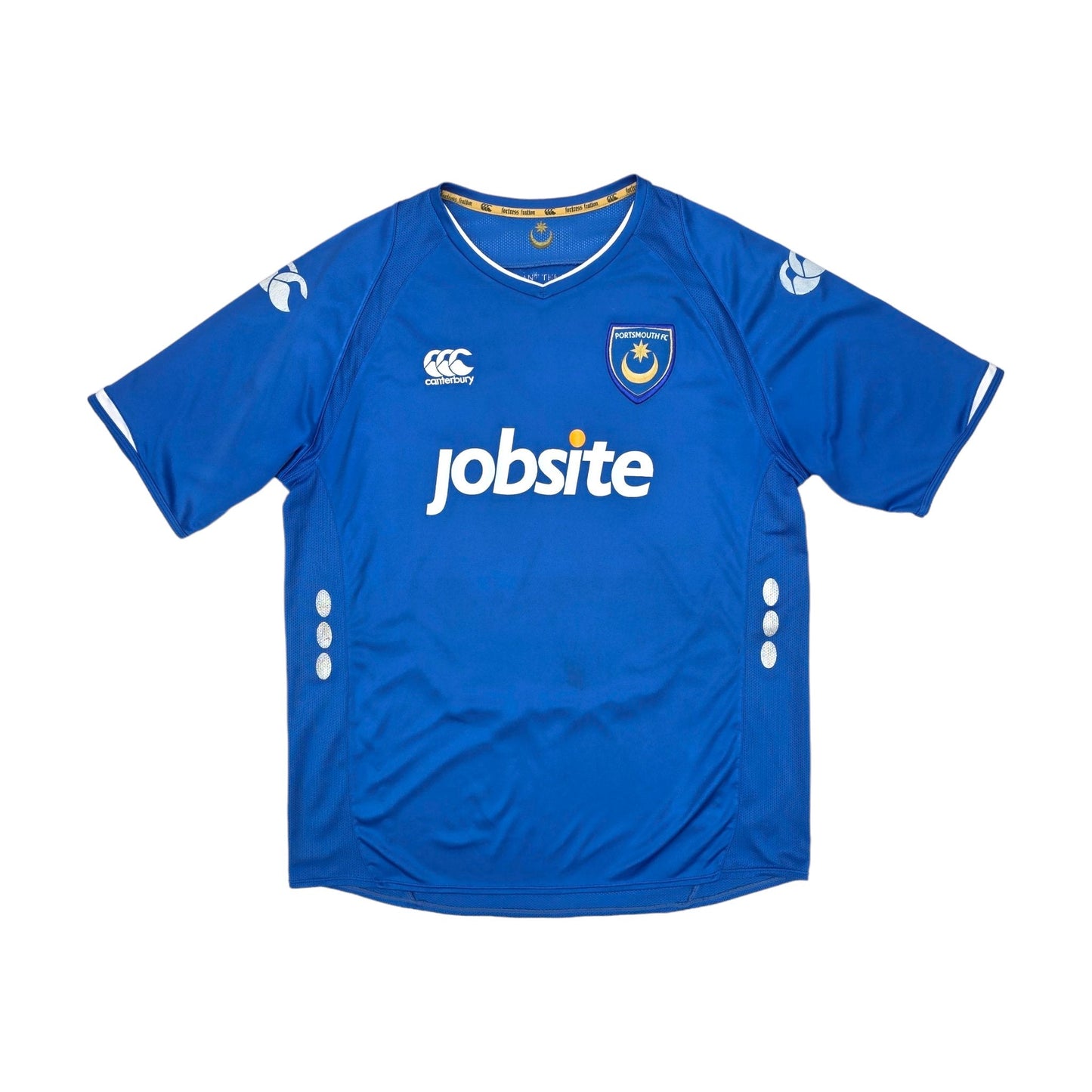 2009/10 Portsmouth Home Football Shirt (L) Canterbury #27 Kanu