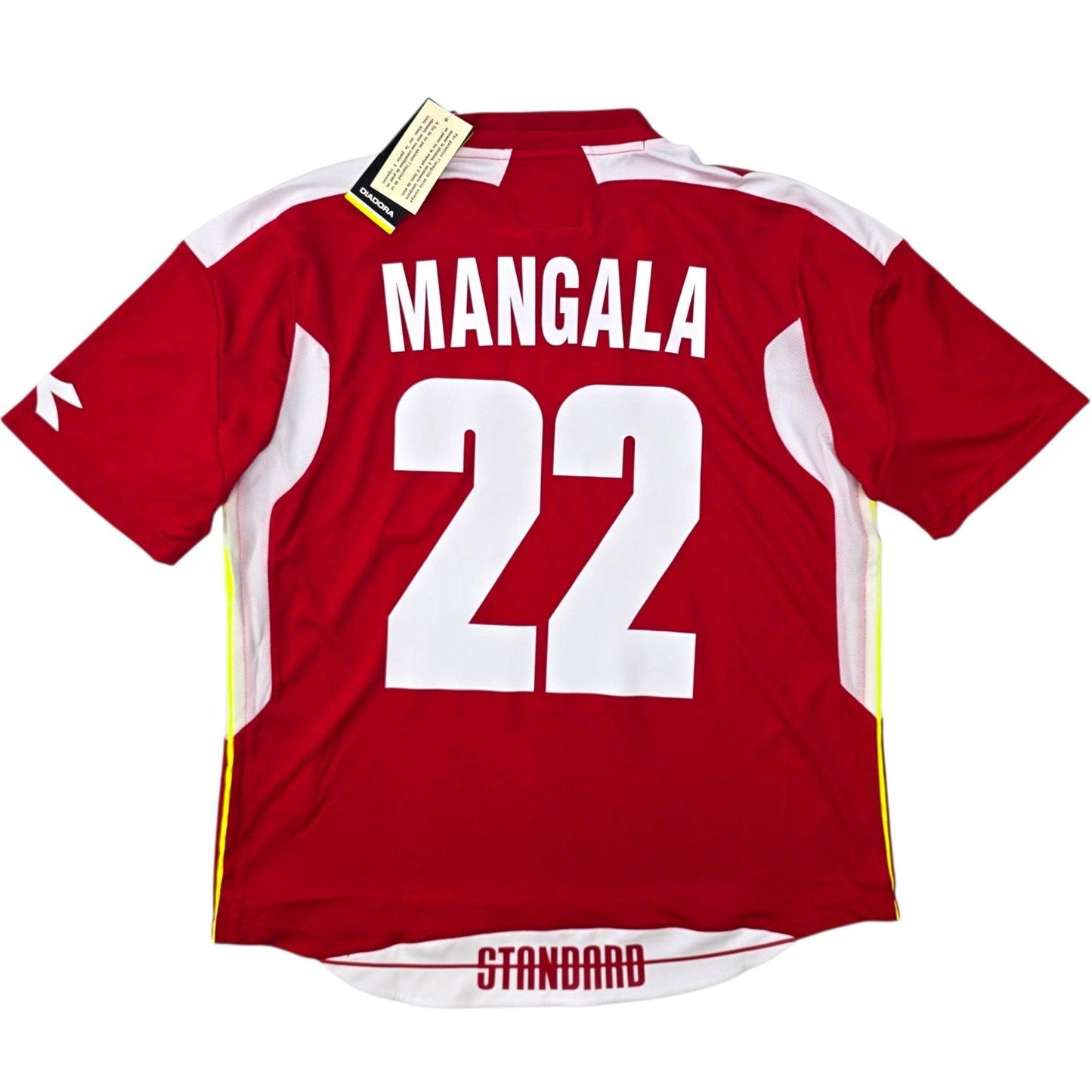 2009/10 Standard de Liège Home Football Shirt (S) Diadora #22 Mangala (BNWTs)