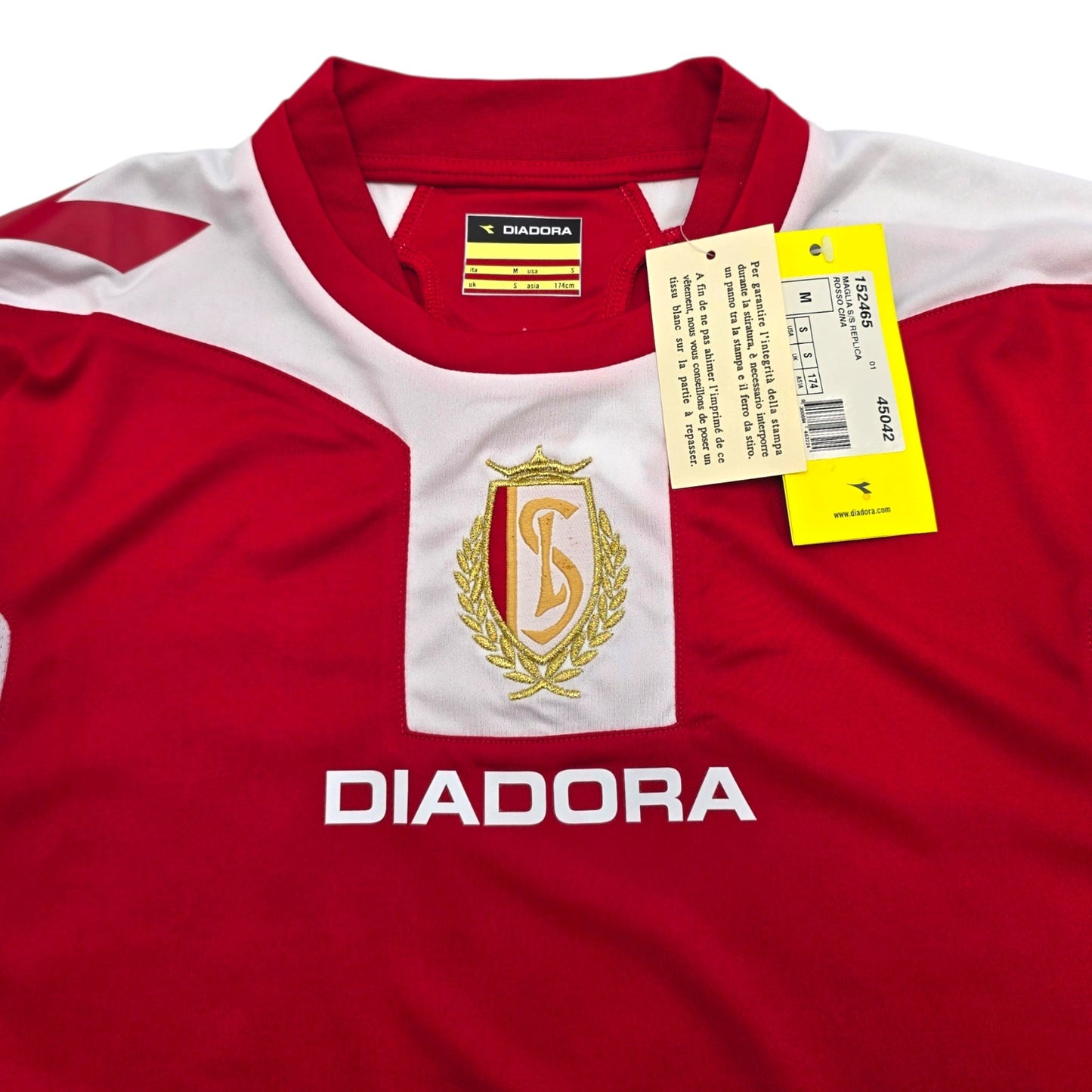 2009/10 Standard de Liège Home Football Shirt (S) Diadora #28 A. Witsel (BNWTs)