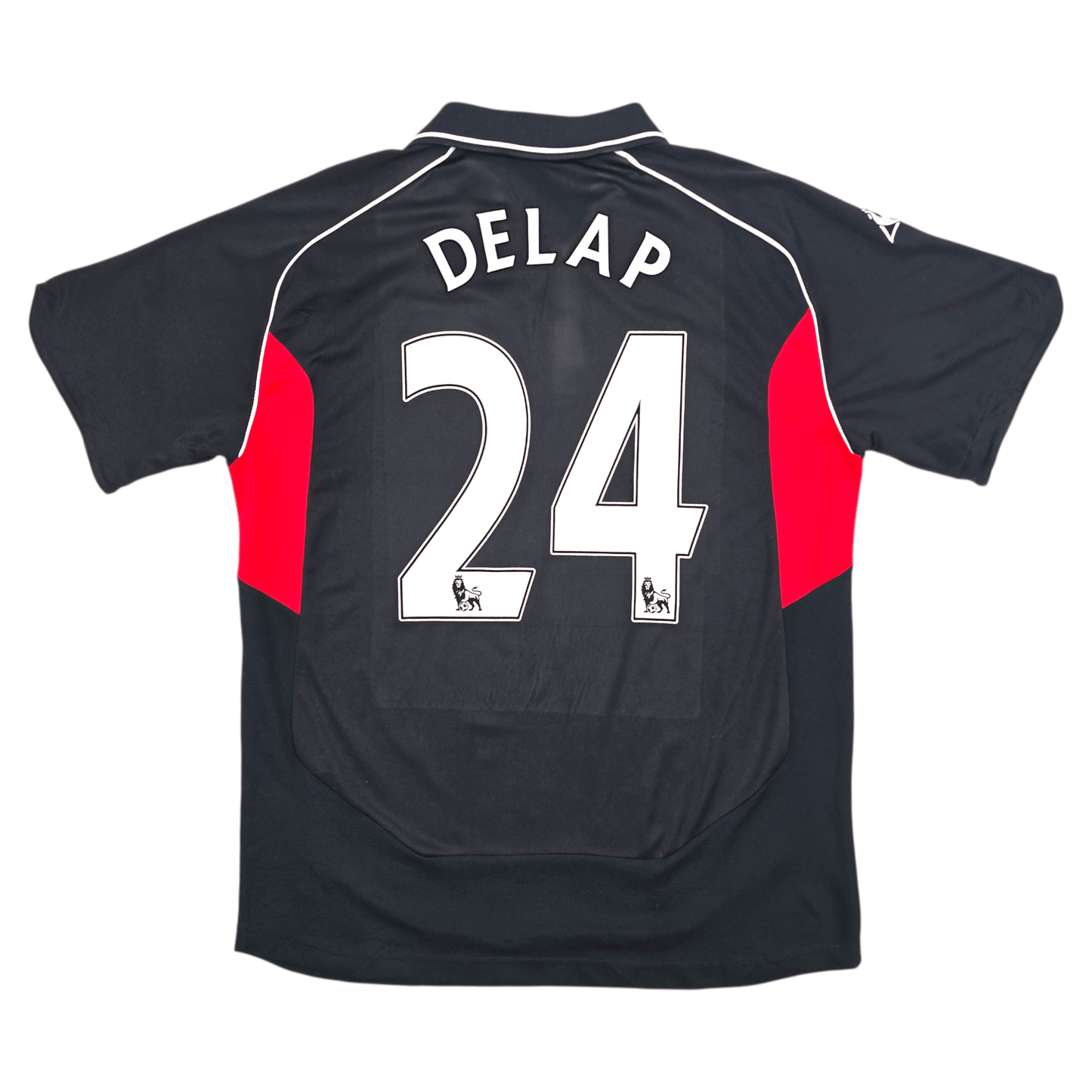 2009/10 Stoke City Away Football Shirt (L) Le Coq Sportif #24 Delap