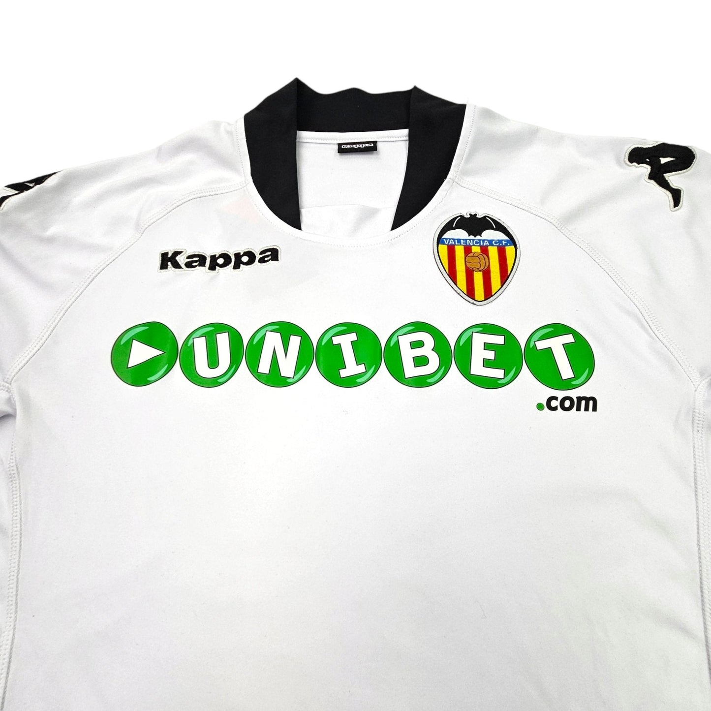 2009/10 Valencia Home Football Shirt (M) Kappa