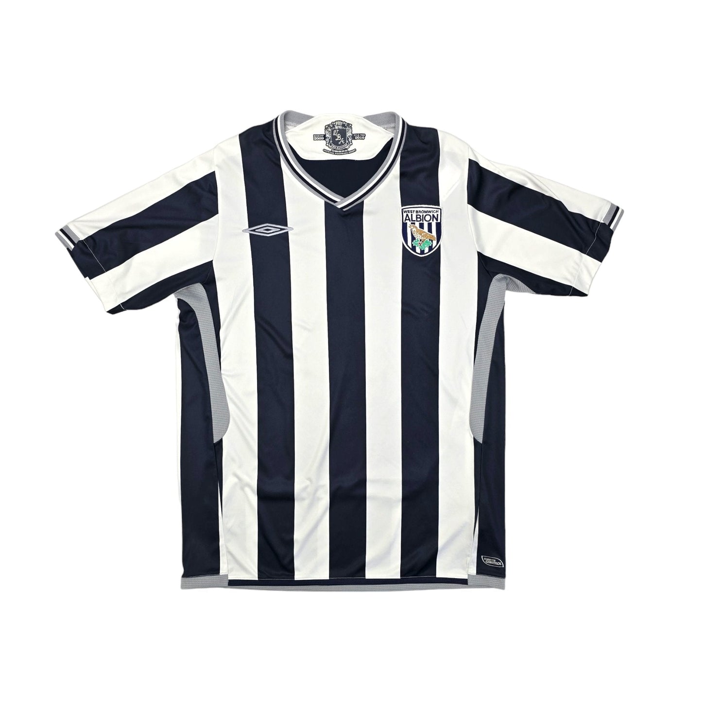 2009/10 West Bromwich Albion Home Football Shirt (M) Umbro #11 Brunt