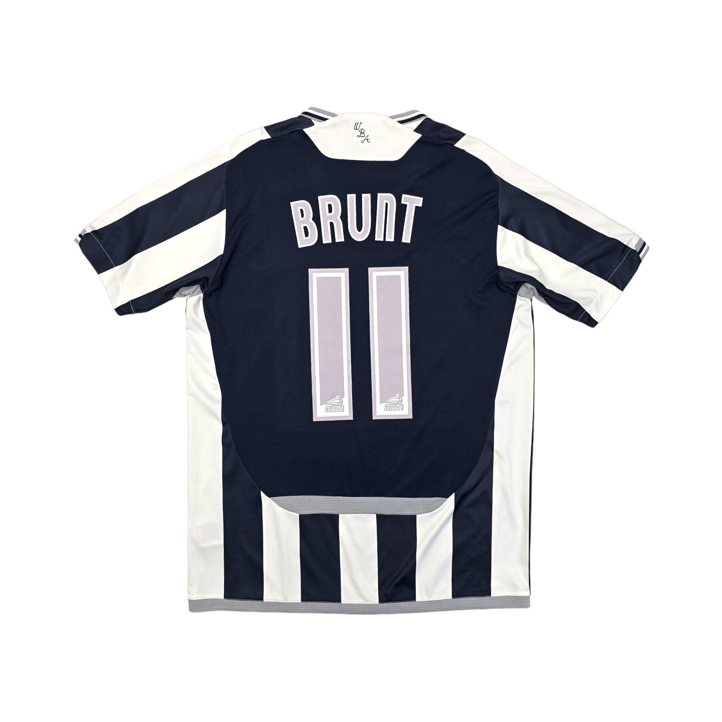 2009/10 West Bromwich Albion Home Football Shirt (M) Umbro #11 Brunt