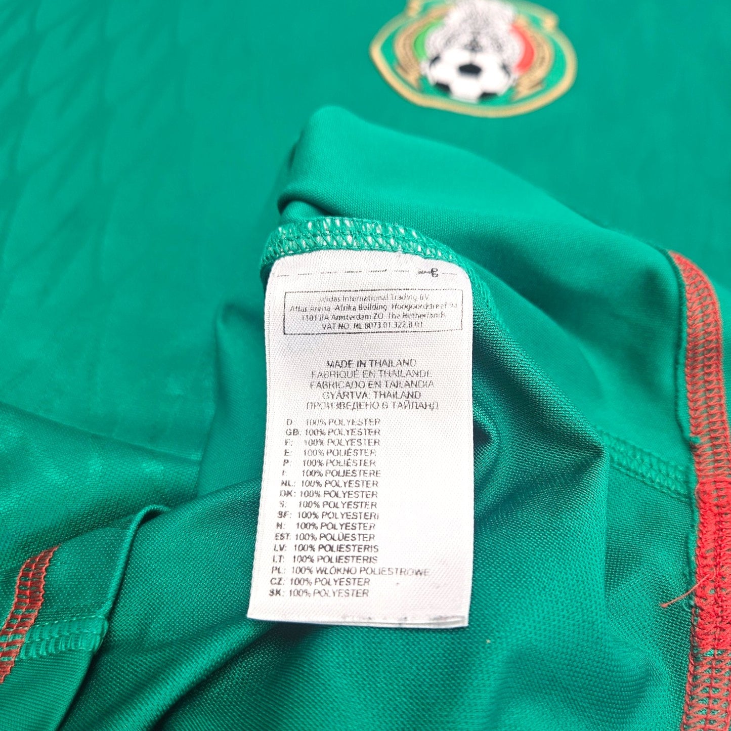 2009/11 Mexico Home Football Shirt (L) Adidas