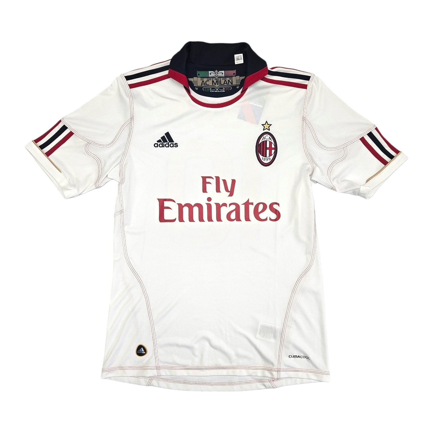 2010/11 AC Milan Away Football Shirt (S) Adidas #10 Seedorf