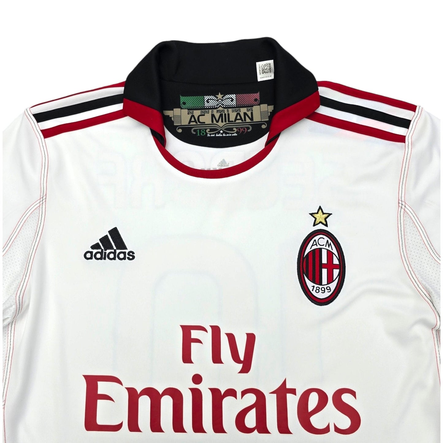 2010/11 AC Milan Away Football Shirt (S) Adidas #10 Seedorf