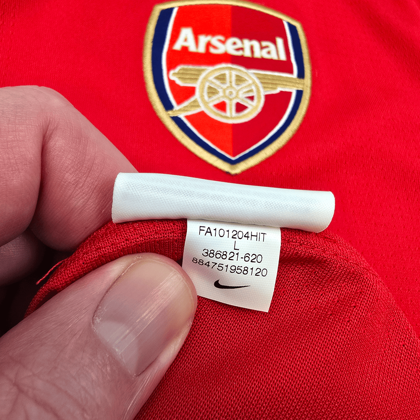 2010/11 Arsenal Home Football Shirt (L) Nike #14 Walcott