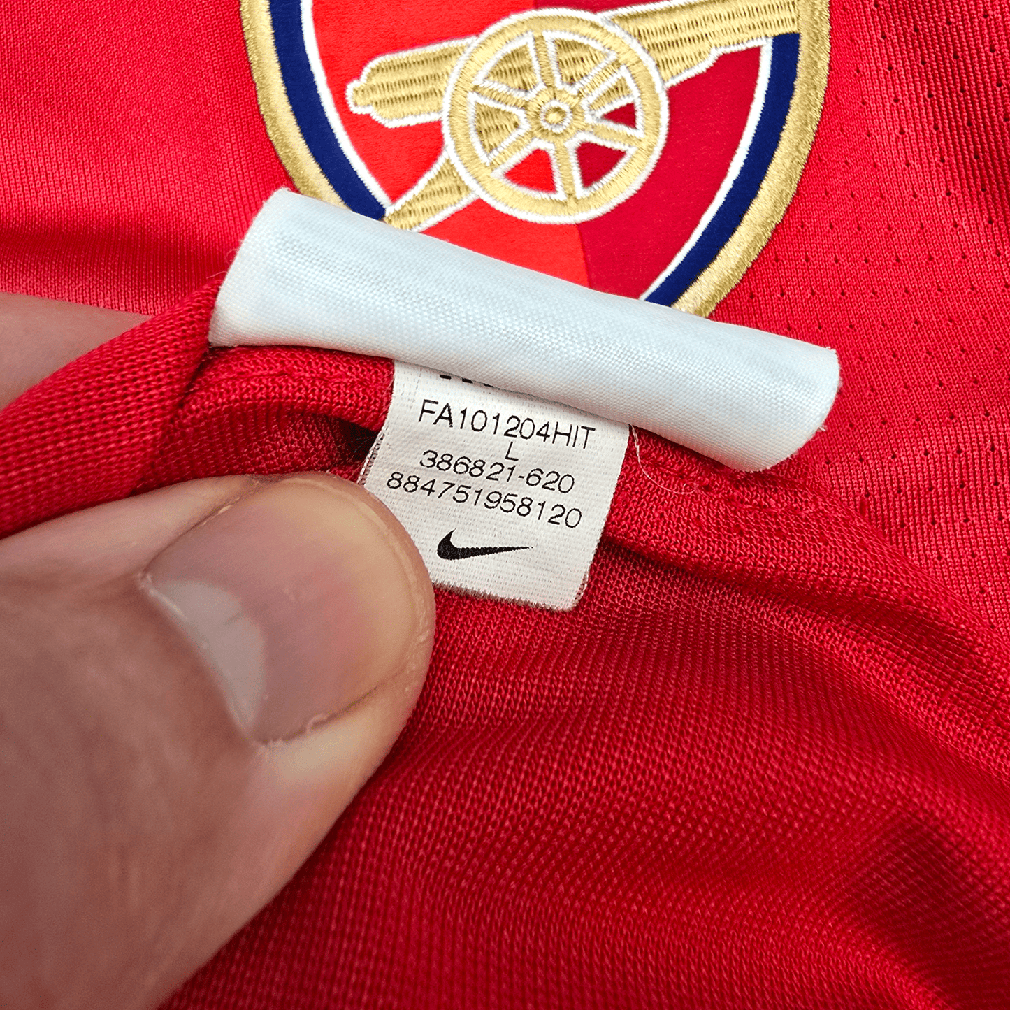 2010/11 Arsenal Home Football Shirt (L) Nike #7 Rosicky