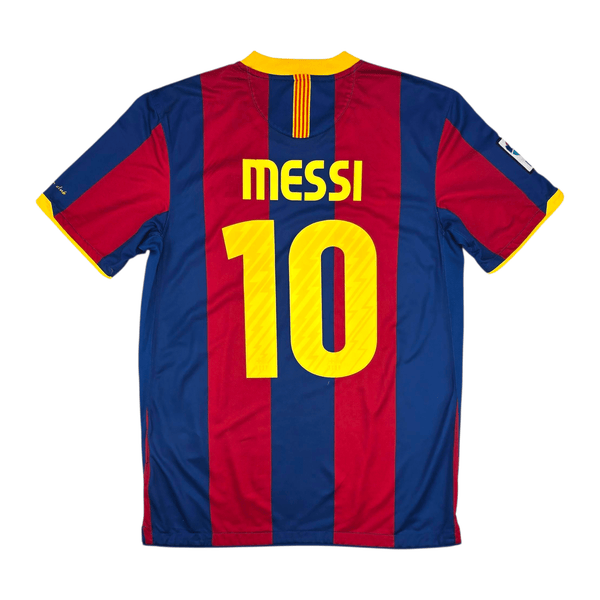 2010/11 Barcelona Home Football Shirt (M) Nike #10 Messi