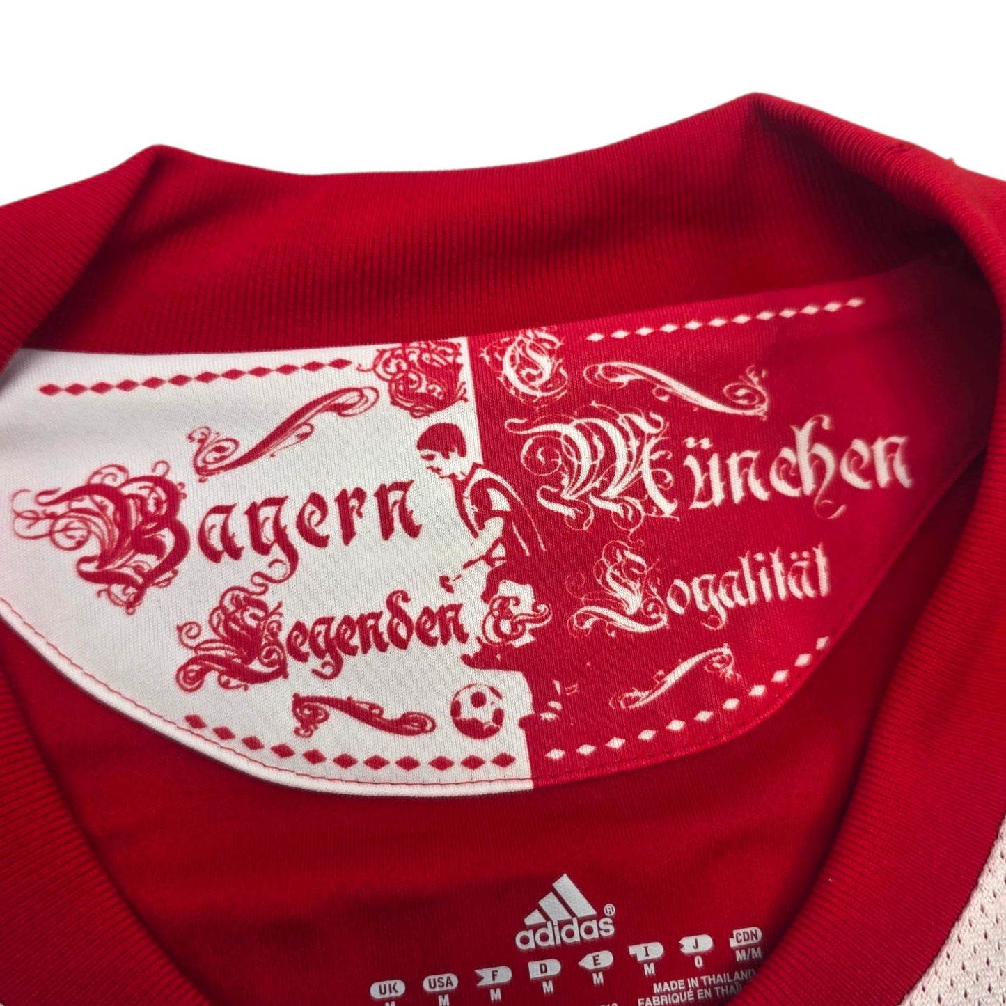 2010/11 Bayern Munich Home Football Shirt (M) Adidas #27 Alaba