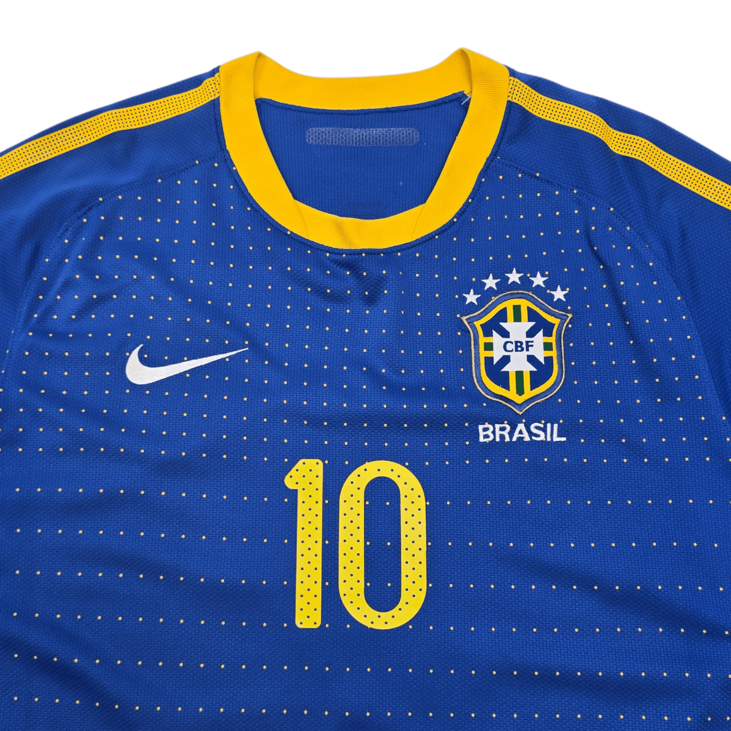 2010/11 Brazil Away Football Shirt (L) Nike #10 Kaka