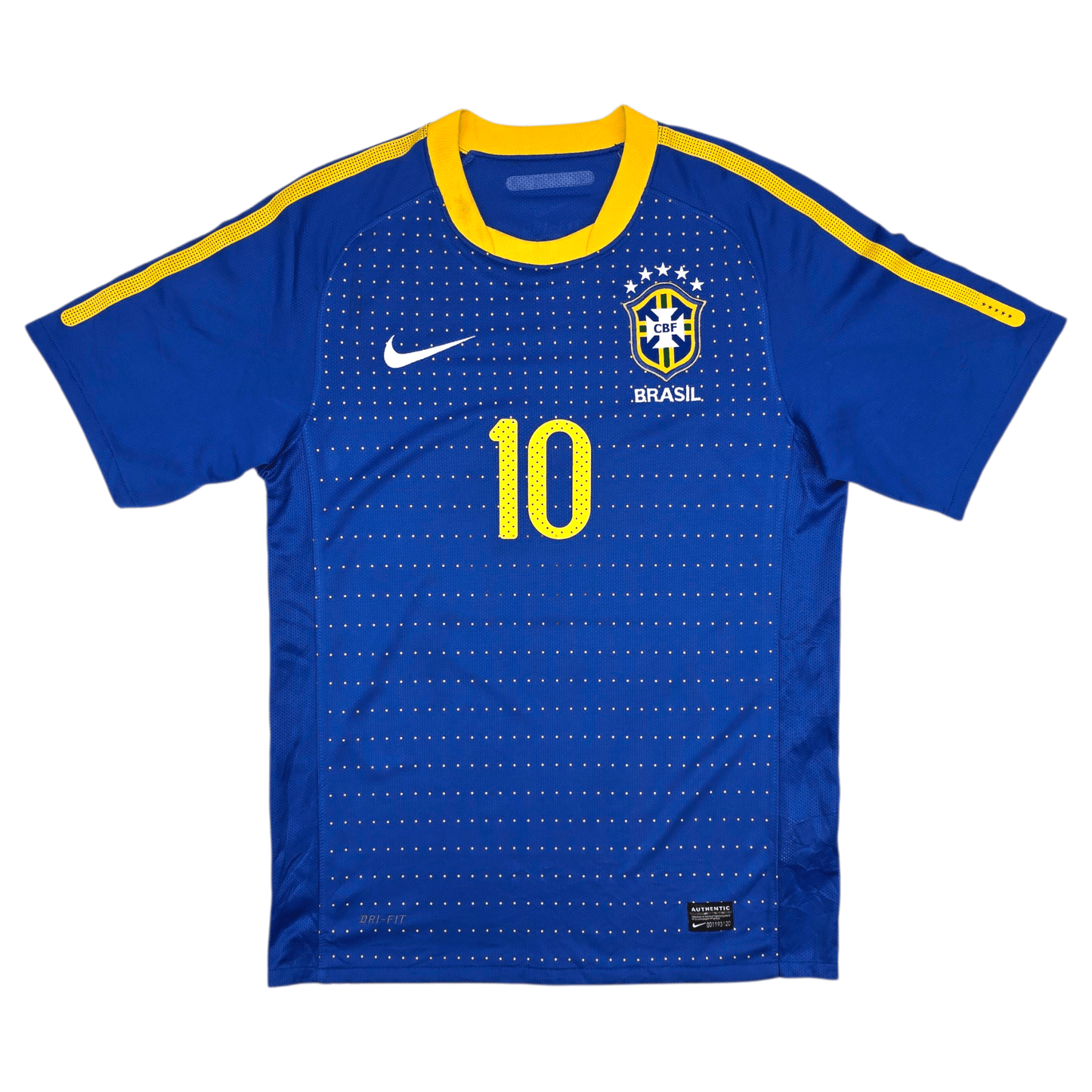 2010/11 Brazil Away Football Shirt (S) Nike #10 Kaka