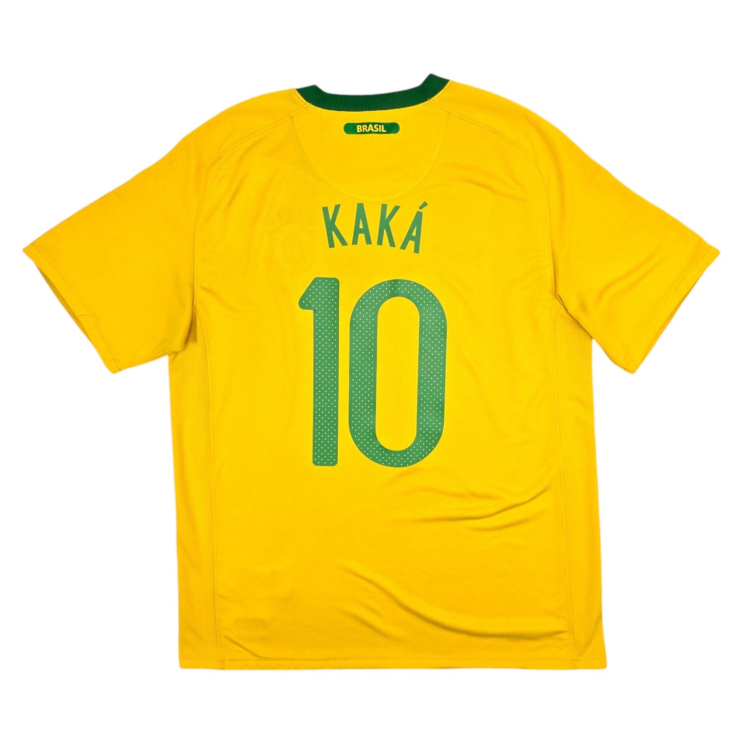 2010/11 Brazil Home Football Shirt (M) Nike #10 Kaka