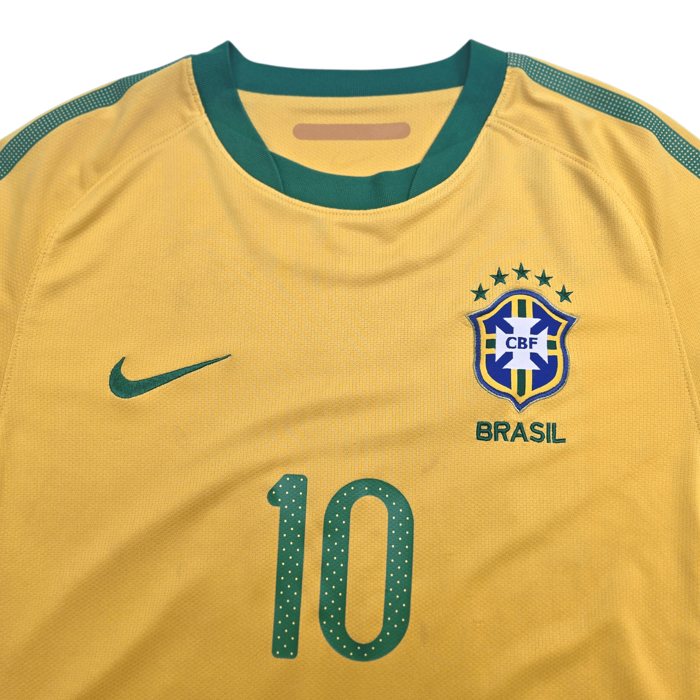 2010/11 Brazil Home Football Shirt (M) Nike #10 Kaka