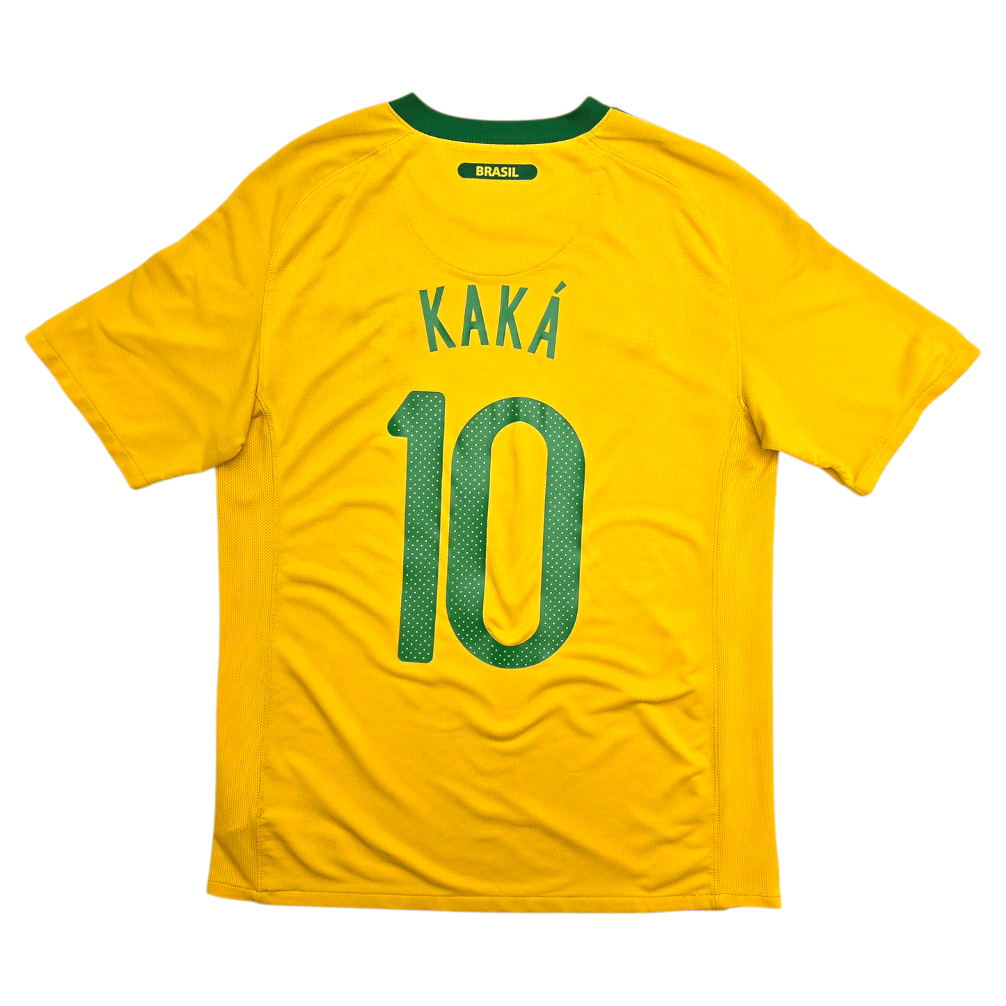 2010/11 Brazil Home Football Shirt (M) Nike #10 Kaka
