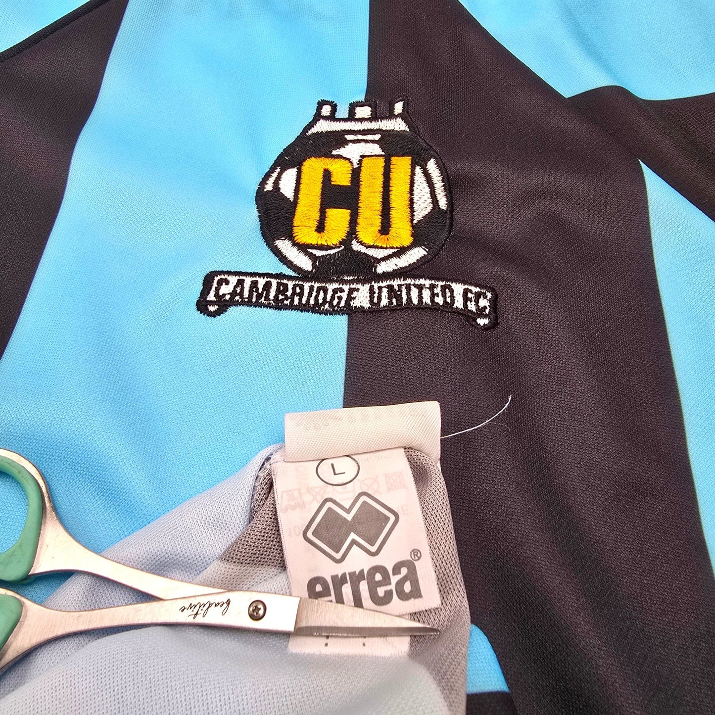 2010/11 Cambridge United Away Football Shirt (L) Errea