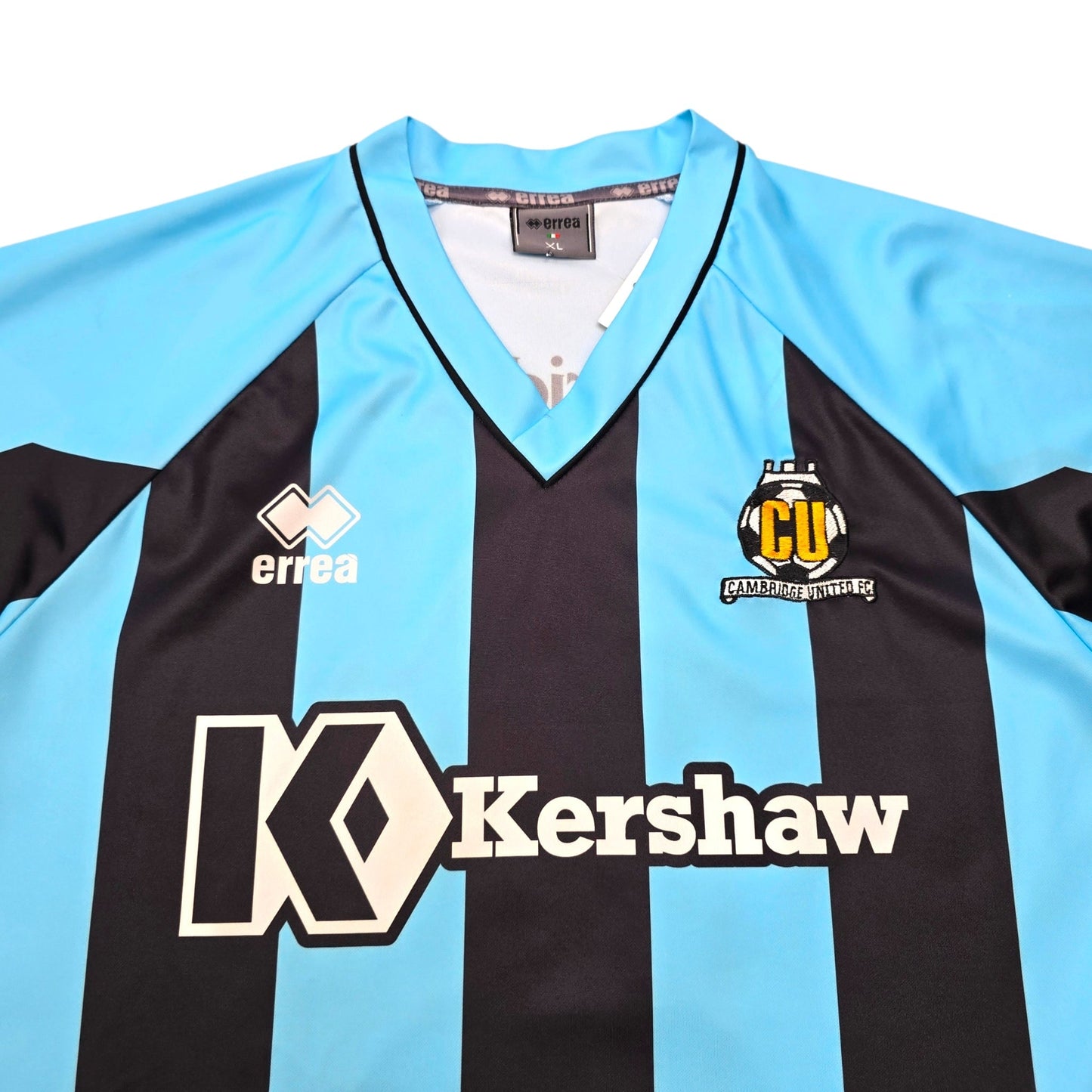 2010/11 Cambridge United Away Football Shirt (XL) Errea #16 Gray | Matchworn