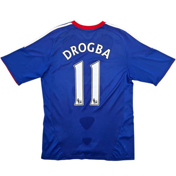 2010/11 Chelsea Home Football Shirt (L) Adidas #11 Drogba