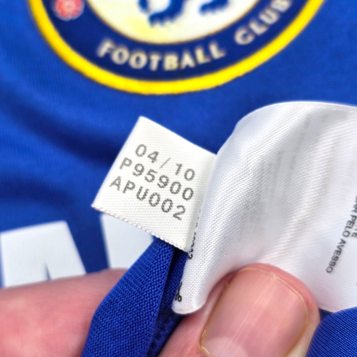 2010/11 Chelsea Home Football Shirt (L) Adidas #3 Cole
